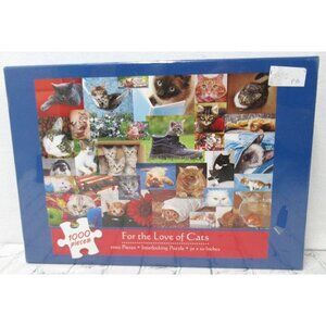 NEW SEALED Current For The Love Of Cats 1000 Piece Puzzle 30x20
